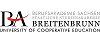 Berufsakademie Sachsen - Staatliche Studienakademie Breitenbrunn Berufsakademie Sachsen - Staatliche Studienakademie Breitenbrunn